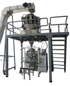 vertical form fill seal machine multihead weigher