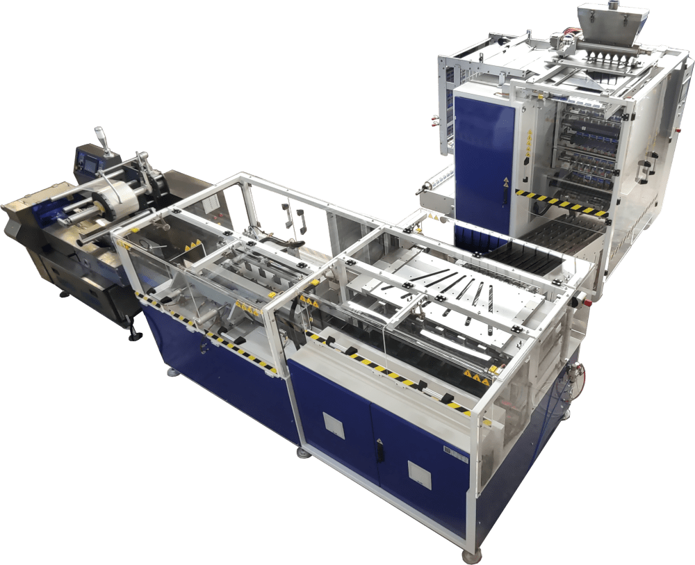 Sachet Packaging Line With Flow Wrapper Mentpack