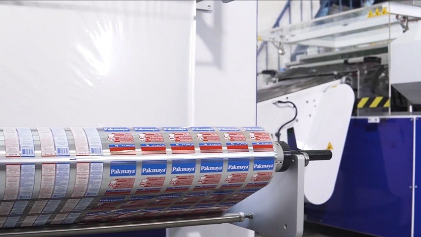 sachet packaging line poster