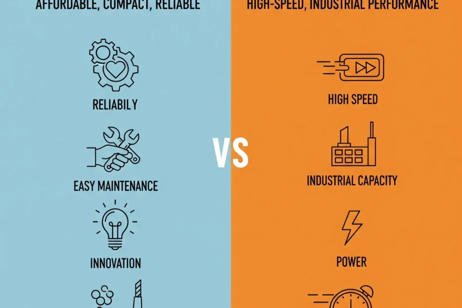 Artistick vs SPM1200: Comparing Our Stick Pack Machines